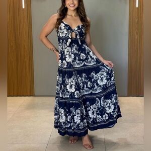 chinese dress ladies Black Coconut Grove Puff Sleeve Maxi Dress  FARM Rio